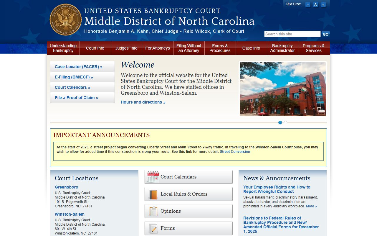 Stanly County Superior Court bankruptcy court record distinction